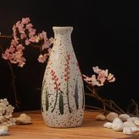 ราคา แจกันเซรามิคงานไทย Vase แจกันสาเกทรงอ้วน แจกันสาเก แจกันเซรามิค แจกันดอกไม้ แจกันตั้งโต๊ะ แจกันมินิมอล (7170032305)