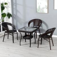 ราคา ชุดเก้าอี้หวาย table and chair set ชุดโต๊ะเก้าอี้ โต๊ะเก้าอี้ โต๊ะสนามในสวน ชุดเก้าอี้สนาม ชุดโต๊ะสนาม garden furniture set outdoor patio furniture สินค้าพร้อมส่ง (15363937873)