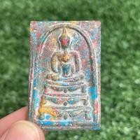 ราคา สมเด็จพิมพ์พุทธซ้อน หลังพระราชลัญจกร ร 4 เนื้อผงเบญจรงค์ 5 สี (11730522517)