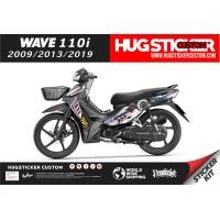 ราคา สติ๊กเกอร์ติดรถ สติกเกอร์แต่ง กันรอย สติกเกอร์เวฟ Honda Wave 110i 110i LED ลาย Engine ปี 2009 2013 2018 2019 2023 (8860988762)