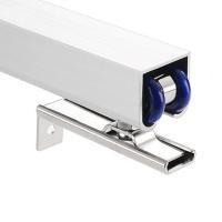 ราคา feibeinan66 รางเลื่อนประตูบานเลื่อนฮาร์ดแวร์2ชิ้น เซ็ตล้อเลื่อนราง4 8ล้อ (19965161592)