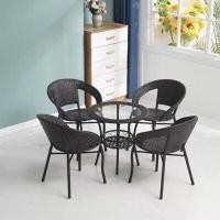 ราคา ชุดโต๊ะเก้าอี้หวายเทียม โต๊ะหวาย เก้าอี้หวาย เฟอร์นิเจอร์กลางแจ้ง เก้าอี้จัดสวน (16425395353)