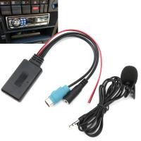 ราคา บลูทูธ 5 0 สายAUXอะแดปเตอร์AUXทนทานพร้อมไมโครโฟนสำหรับAlpine KCE 236B CDA 9852 E CDE 9887 Rสำหรับรถยนต์ (20168693075)