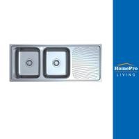 ราคา HAFELE ซิงค์ฝัง 2หลุม 1ที่พักขวา รุ่น ELGAR 495 39 412 สเตนเลส (17136779861)