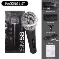 ราคา GTSVSOMA SM58S แท้ ไมโครโฟนแบบมีสาย ไมโครโฟน Microphone ไมโครโฟนประสิทธิภาพกลางแจ้ง แสดงWired ไมโครโฟนไดนามิกแบบสัมบูรณ์ With switch function ถ่ายทอดสด TA 200 (19643500634)