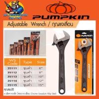 ราคา ประแจเลื่อน ชุบดำ งานหนัก ผลิตจาก l beam เหล็กกล้าคาร์บอน ปากประแจชุบแข็ง มีขนาดให้เลือก 6 15นิ้ว ยี่ห้อ PUMPKIN (18832768536)