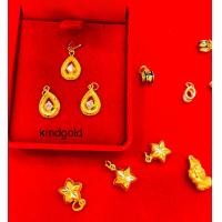 ราคา KMDGold จี้ทองแท้1กรัม ทองเยาวราชขายได้จำนำได้ พร้อมใบรับประกันสินค้า (20526263386)