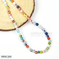 ราคา ลูกปัดแก้วมูราโน่กลม 4 8มิล ลูกปัดแก้วลายดอกไม้ ลูกปัดเกาหลี ลูกปัดมูราโน่ ลูกปัดดอกไม้ ลูกปัด คริสตัล ลูกปัดดอกไม้ (19342840542)