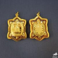 ราคา จี้เต่าหลวงปู่หลิว รวมทุกรุ่น วัดไร่แตงทอง เลี่ยมทองแท้ 90 เลี่ยมกันน้ำ ถูกที่สุด ส่งฟรี มีใบรับประกัน พร้อมกล่อง (8306293697)