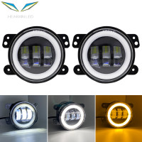 ราคา ไฟตัดหมอก LED 4นิ้วทรงกลม6000Kไฟตัดหมอกออฟโร้ด DRL สำหรับรถยนต์ JK TJ LJ Grand Cherokee Lada จำนวน2ชิ้น (12523795235)