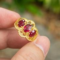 ราคา แหวนพลอยทับทิม Natural Ruby สีชมพูแดงสวยมาก ตัวเรือนเงินแท้ 92 5 ไซส์นิ้ว 57 หรือเบอร์ 8US สินค้ามีใบรับประกันจากทางร้าน (11081995347)