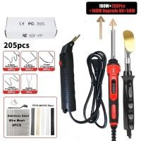 ราคา เครื่องเชื่อมพลาสติกชุดซ่อมกันชนรถ100W เครื่องเชื่อมพลาสติกปืนลมร้อนเครื่องเชื่อมพลาสติกเครื่องมือโรงรถ (21171162016)