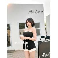 ราคา เกาะอกโบว์ผูก มาพร้อมกางเกง กราบในความหรูหรา luxury ชุดเซท ผ้าเทพ ตรงปก เป๊ะ ตัดแต่งทูโทน สวยแบบผู้ดีมากก เนื้อผ้า โรเชส และแพทเทินเป๊ะ ใส่แล้วดูแพงขั้นสุดดด Size เสื้อ อก 32 38 กก เอว 22 30 ส โพก 34 