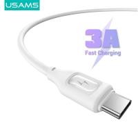 ราคา USAMS USB ไปยัง Type C สายชาร์จ3A 3 0 QC ชาร์จเร็ว480 Gbps การถ่ายโอนข้อมูลสำหรับ S23 Samsung Huawei Realme แล็ปท็อป Xiaomi แอนดรอยด์ (20028203176)