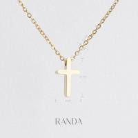 ราคา Randa สร้อยคอสแตนเลส DIY จี้ไม้กางเขนใหญ่ 3 สี เลือกความยาว เลือกจี้ได้เอง ไม่ลอกไม่ดำ ลงทะเล โดนน้ำหอมได้ ของขวัญ (20505127504)