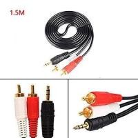 ราคา Jack 3 5mm to 2 RCA audio cable male to male 1 5M (968018575)