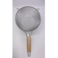 ราคา มี6ขนาด กระชอนตักของทอด กระชอนสแตนเลสด้ามไม้ กระชอนลวดด้ามไม้ ที่ตักของทอด กระชอนตักอาหาร (20708315845)