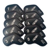 ราคา Golf iron set hippopotamus club set red polo club protective cover honma iron set cap set a variety of numbers (19636928550)