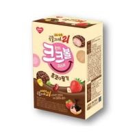 ราคา เกมี่ ครั้นช์ คริสปี้ บอล 150 กรัม ขนมธัญพืชอบกรอบสอดไส้ครีมสตรอเบอร์รี่เคลือบคุกกี้ Kemy Crunch Crispy Ball 150 g (21033515809)