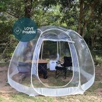 ราคา New เต็นท์ใส รุ่น See Through Cooling Tent ติดแอร์ Bubble Tent มาตรฐาน มอก วิมานแอร์ ขนาดเต็นท์ 3 5m x 3 5m (20775053314)