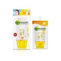 ราคา ยกกล่อง 6 ซอง Garnier การ์นิเย่ ไบรท์คอมพลีทไวท์ โทนอัพ ซีซี ครีม การ์นิเย่ ไบรท์ คอมพลีท ซุปเปอร์ ยูวี SPF 50 PA (15616823021)
