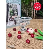 ราคา พานแก้ว ใส่ดอกไม้ถวายพระ กว้าง13 3cm สูง11 5cm (20962750745)