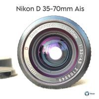 ราคา เลนส์มือหมุน NIKON Ai s RED D MARK Zoom NIKKOR 35 70mm f3 3 4 5 MF Lens from JAPAN Mount Nikon ai s พร้อมฝาหน้า ท้าย 52 มม (21208497075)