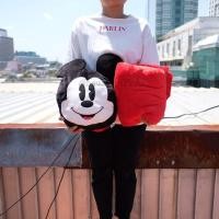 ราคา หมอนผ้าห่ม Mickey Mouse มิกกี้เม้าส์ Cutie 10นิ้ว 100x150cm มิกกี้ มิกกี้เมาส์ มิกกี้เม้า (20537283183)