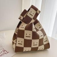 ราคา กระเป๋าใส่ข้อมือ ถือลําลอง ผ้าถักลายสก๊อตแบบนิ่ม กระเป๋าถือ (20582847688)