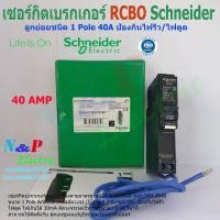 ราคา Schneider เซอร์กิตเบรกเกอร์กันดูด RCBO ชนิด1P 10A 40A ลูกย่อยกันดูด กันไฟรั่ว ป้องกันไฟดูด ป้องกันไฟรั่ว ชไนเดอร์ circuit breaker (2049980015)