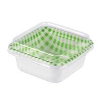ราคา Idopackage 10ใบ กล่องเค้กลายสก็อต ขนาด 9x9 cm สไตล์เกาหลี น่ารักมากๆ (20084010226)