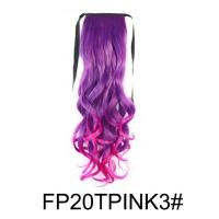 ราคา คลิปผมหางม้าสังเคราะห์ยาวตรงแบบดัดในผมไล่เฉดสีวิกผมสีแดงสีชมพูสีดำสำหรับผู้หญิง (12522061975)