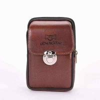 ราคา กระเป๋าคาดเอวใส่โทรศัพท์แบบตั้งเรียบ กระเป๋าอเนกประสงค์ลำลองสองชั้นใส่โทรศัพท์มือถือ กันน้ำได้ (1874504973)