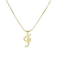 ราคา สร้อยคอตัวอักษรทองคำ17กม 18K สำหรับผู้หญิงเครื่องประดับโชคเกอร์ลดอาการแพ้ในเพชรสังเคราะห์ (20682550651)