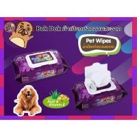 ราคา Bok Dok Pet Wipes ทิชชู่เปียก ขนาด 60 กรัม 70 แผ่น (20470944233)
