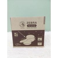 ราคา กล่องข้าว ปิ่นโตกลม zebra พร้อมชั่นแบ่ง 12 ซม 14 ซม ตราหัวม้าลาย 1ชิ้น (17939518883)