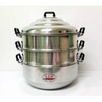 ราคา ซึ้ง ขนาด 32 ซม หม้อนึ่ง อลูมิเนียม 3 ชั้น ตราจระเข้ แข็งแรง ทนทาน อยู่เป็นตำนานคู่ครัวไทย Made in Thailand (5182370314)