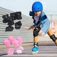 ราคา สนับเข่า สนับศอก สนับกันล้ม กันล้มสำหรับเด็ก ชุดละ 6 ชิ้น มีเข่า ศอก มือ สนับเข่าสเก็ต ของเด็ก สนับป้องกันการบาดเจ็บ (10156905517)