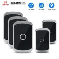 ราคา DAYTECH กริ่งหน้าบ้าน Wireless Doorbell กริ่งประตูไร้สาย ระยะ300เมตร 36ริงโทน เสียงดังชัดเจน ไม่ต้องเดินสายไฟให้ยุ่งยาก 300 เมตร กันน้ำและฝุ่น DB06 (19392789189)