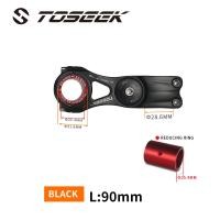 ราคา TOSEEK COD อลูมิเนียมจักรยาน Handlebars Stem Bikes อะไหล่ขี่จักรยานปรับ 85 ถึง 85 องศา Handlebar Calibre 25 4 31 8 มม Stem แผนที่จักรยาน Mtb stem 90 110 145 มม สีดำ Matte mtb อุปกรณ์เสริม (13672269981