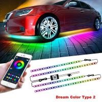 ราคา NLpearl ไฟนีออน LED ใต้รถแถบไฟควบคุมด้วยรีโมท App ยืดหยุ่นได้ไฟ RGB LED ใต้ร่างกายโคมไฟตกแต่งบรรยากาศ (9920392800)