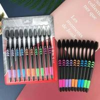 ราคา เซทแปรงฟันชาโคล 10ชิ้น แปรงฟันขนนุ่ม แปรงฟันผู้ใหญ่ ดูแลช่องปาก ขจัดคราบสกปรกในช่องปาก Set toothpaste (12375020132)