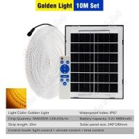 ราคา โคมไฟพลังงานแสงอาทิตย์เชิงเส้น IP67 ไฟตกแต่งกลางแจ้งหลายสี 10 เมตร 20 เมตร 30 เมตร 50 เมตร RGB รีโมทคอนโทรลไฟสายไฟพลังงานแสงอาทิตย์ (19540740299)