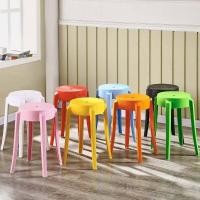 ราคา พร้อมส่ง เก้าอี้พลาสติก เก้าอี้ เก้าอี้พลาสติกทรงกลม สไตล์โมเดิร์น คละสี (12299951614)