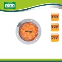 ราคา ไฟท้าย LED 12 24V ไฟท้ายรถบรรทุก LED ขอบสเตนเลส ไฟ led รถบรรทุก 1 อัน ใช้ได้ทั้ง 12V และ 24V ขอบเลส (11294239968)