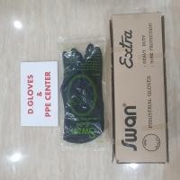 ราคา ถุงมือยางสีดำหนา SWAN EXTRA ยาว 13นิ้ว ขายแพ็ค 1คู่ (14724387184)