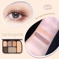 ราคา 5845 พาเลทอายแชโดว์ NOVO เนื้อใยไหม ประกายชิมเมอร์ Eye shadow 6 สี 4in1 (20875814072)