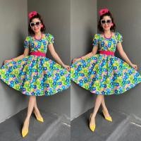 ราคา ชุดทองกวาว ชุดย้อนยุค ชุดลายดอก ชุดรำวง เครื่องประดับครบเซต (21263196152)