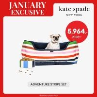 ราคา KATE SPADE NEW YORK ADVENTURE STIPE ที่นอนสัตว์เลี้ยงและชามอาหารสัตว์เลี้ยง (21242232112)