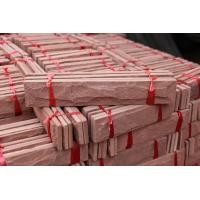 ราคา หินทรายธรรมชาติ สีแดง ติดผนัง ปูเสาปูพื้น ขนาด 5x30 cm (20590262793)